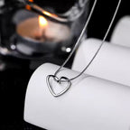 Swan Heart Chain Necklace