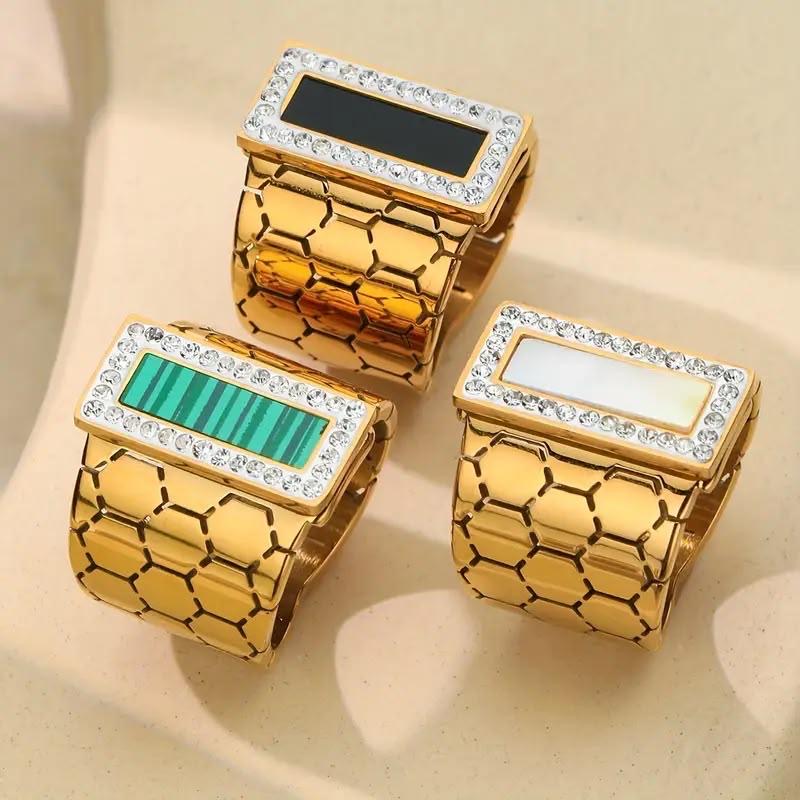 Honeycomb Adjustable Ring
