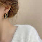 Multi-Layer C-Shaped Hoop Earrings