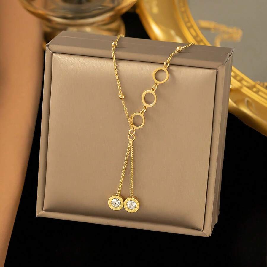 Golden Roman Elegant Minimalist Necklace