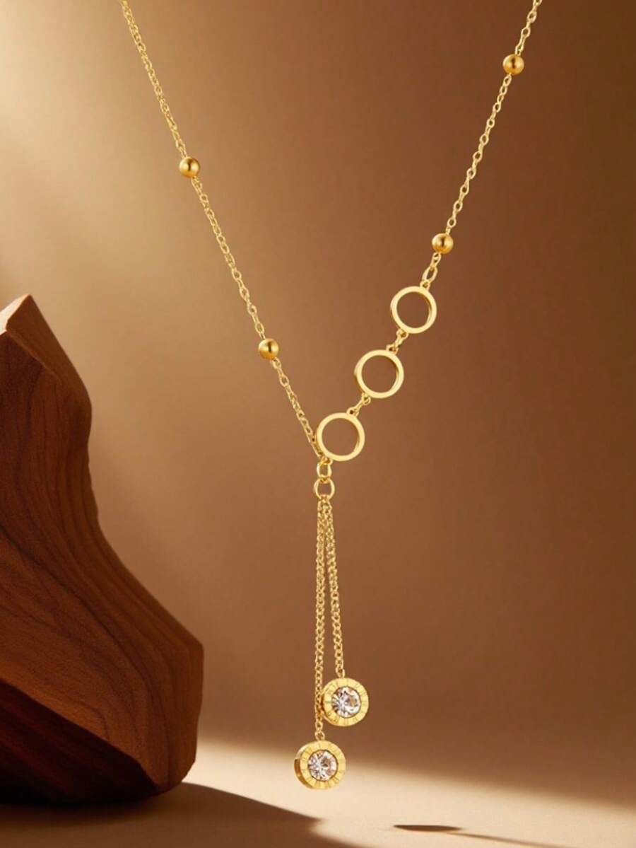 Golden Roman Elegant Minimalist Necklace