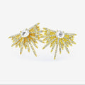 Personalized Wings Exaggerated Sparkling Women'S Earrings