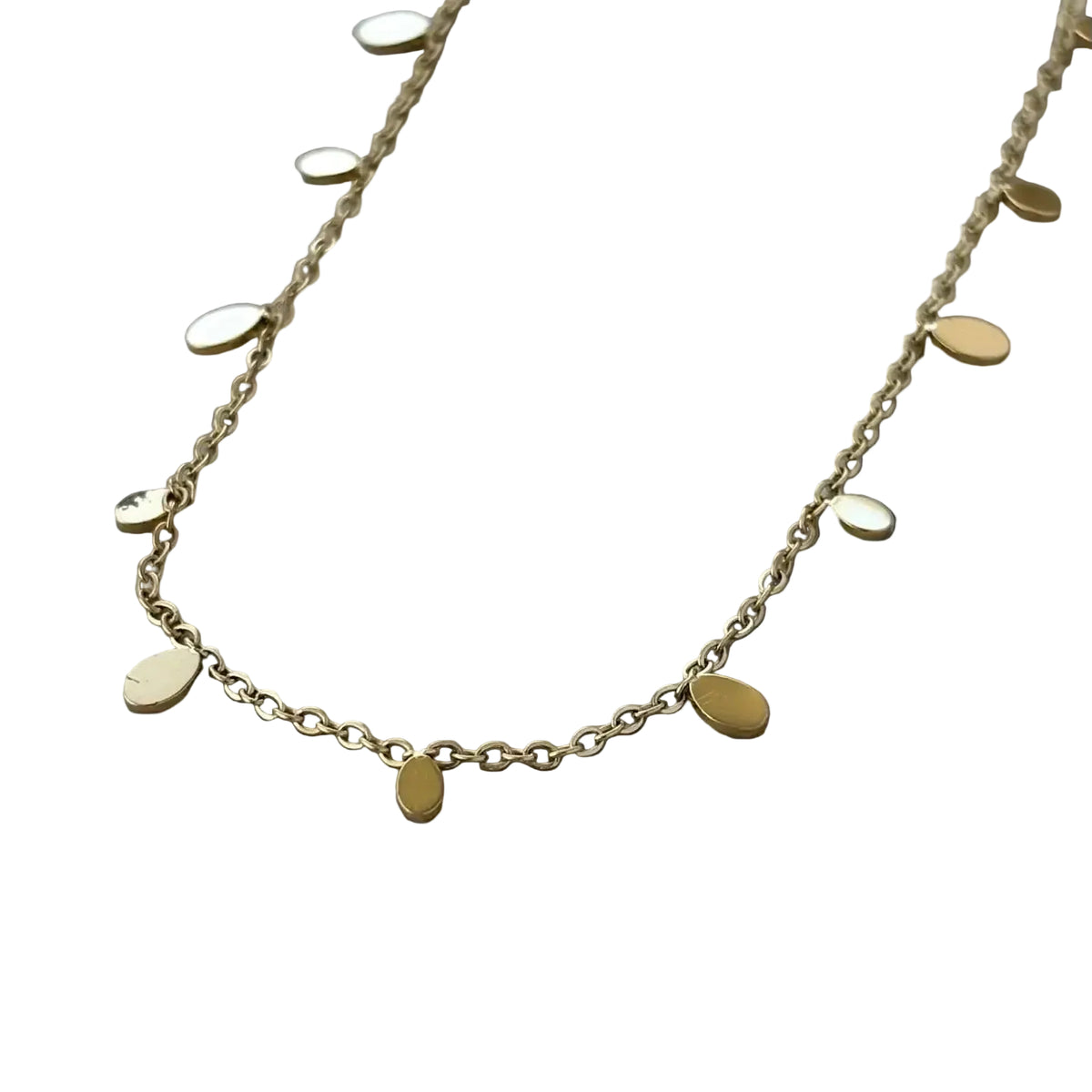 Steel Clavicle Chain Geometric Necklace
