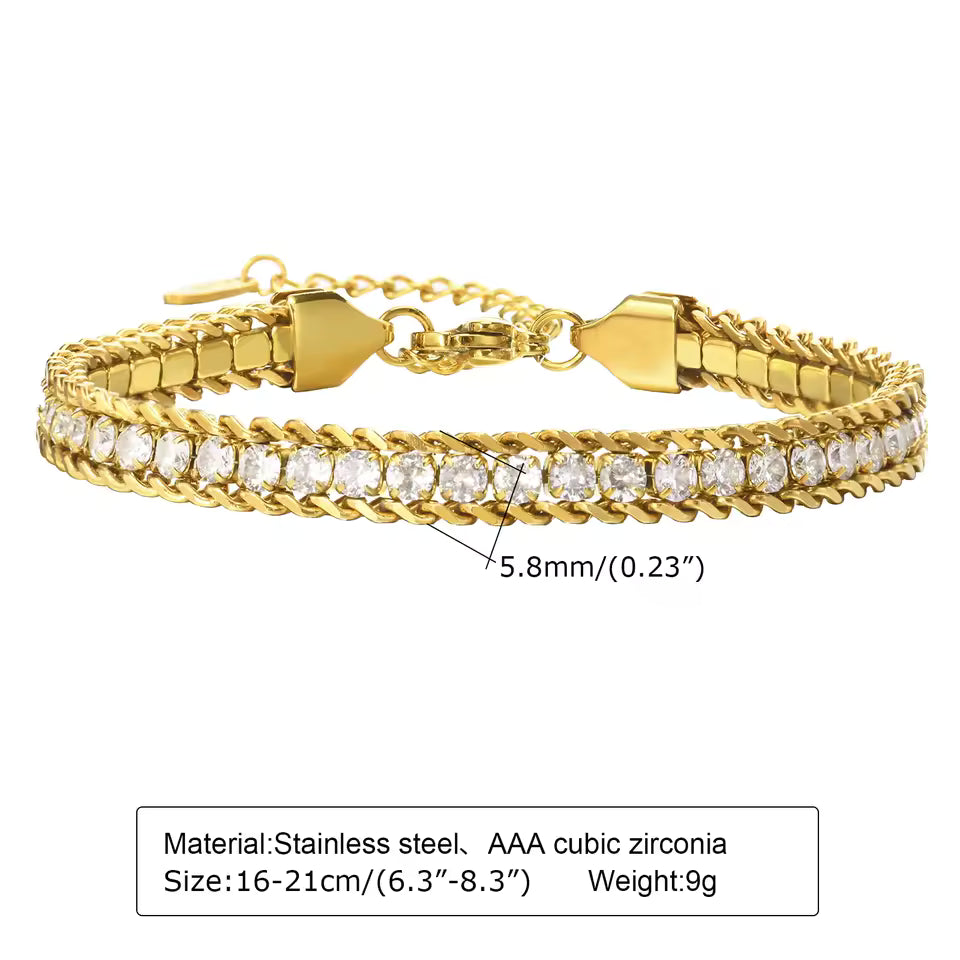 CZ Stone Bracelets for Women