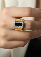 Honeycomb Adjustable Ring