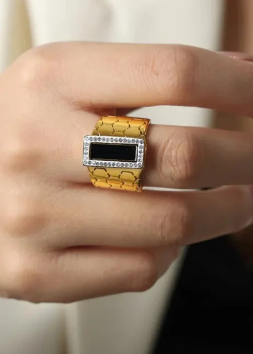 Honeycomb Adjustable Ring