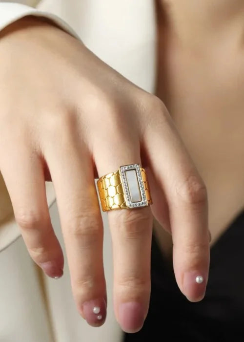 Honeycomb Adjustable Ring