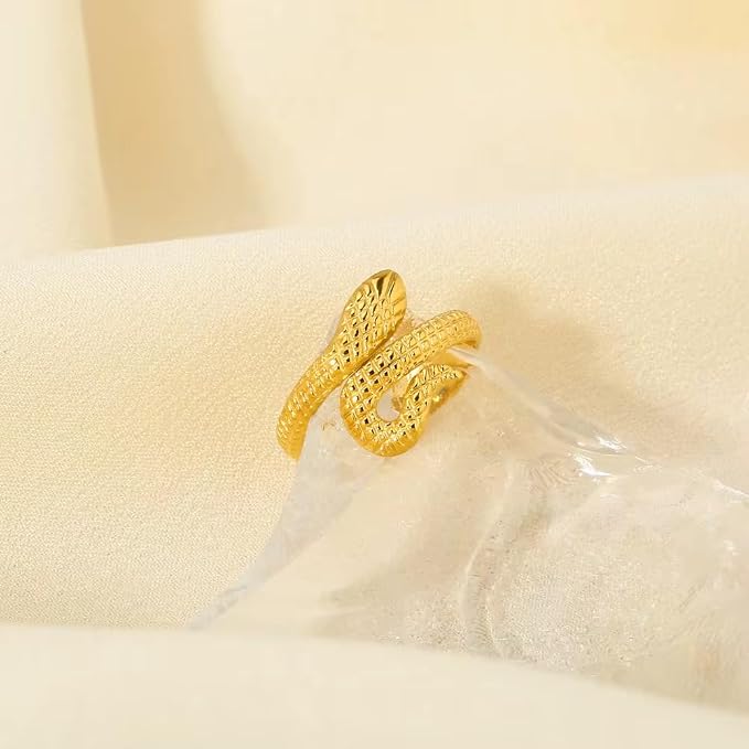 Small Stainless Snake Ring