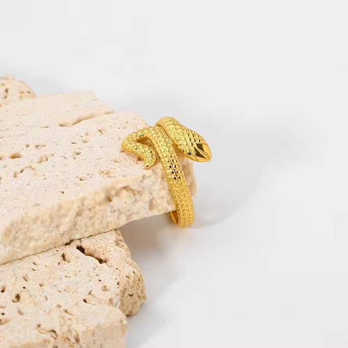 Small Stainless Snake Ring