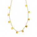 Dainty heart drop necklace