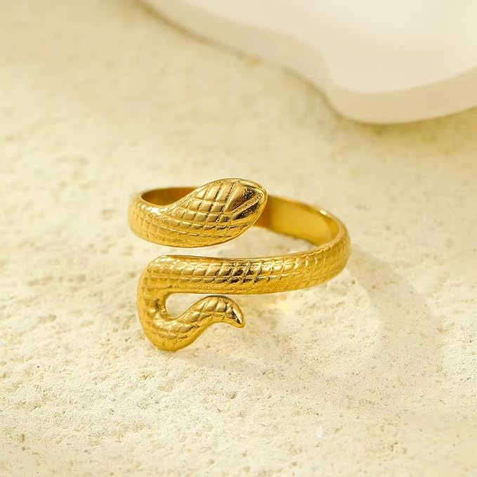 Small Stainless Snake Ring