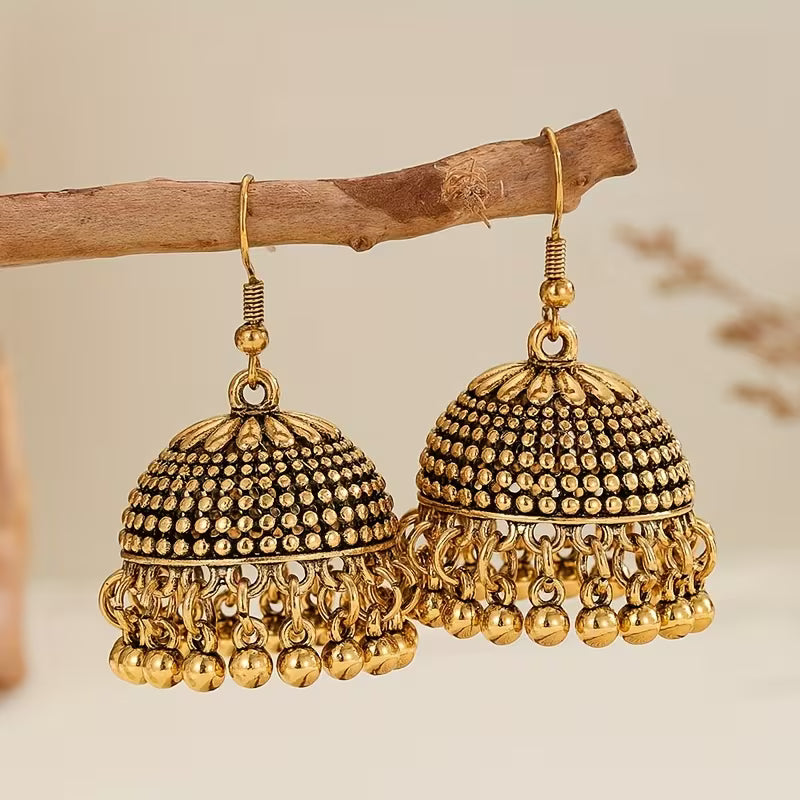 Exquisite Palace Pattern Jhumkas