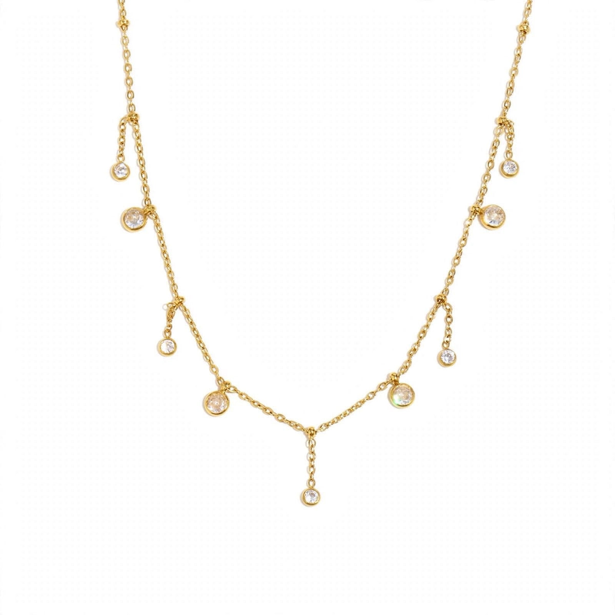 Raindrop Charm Necklace For Women