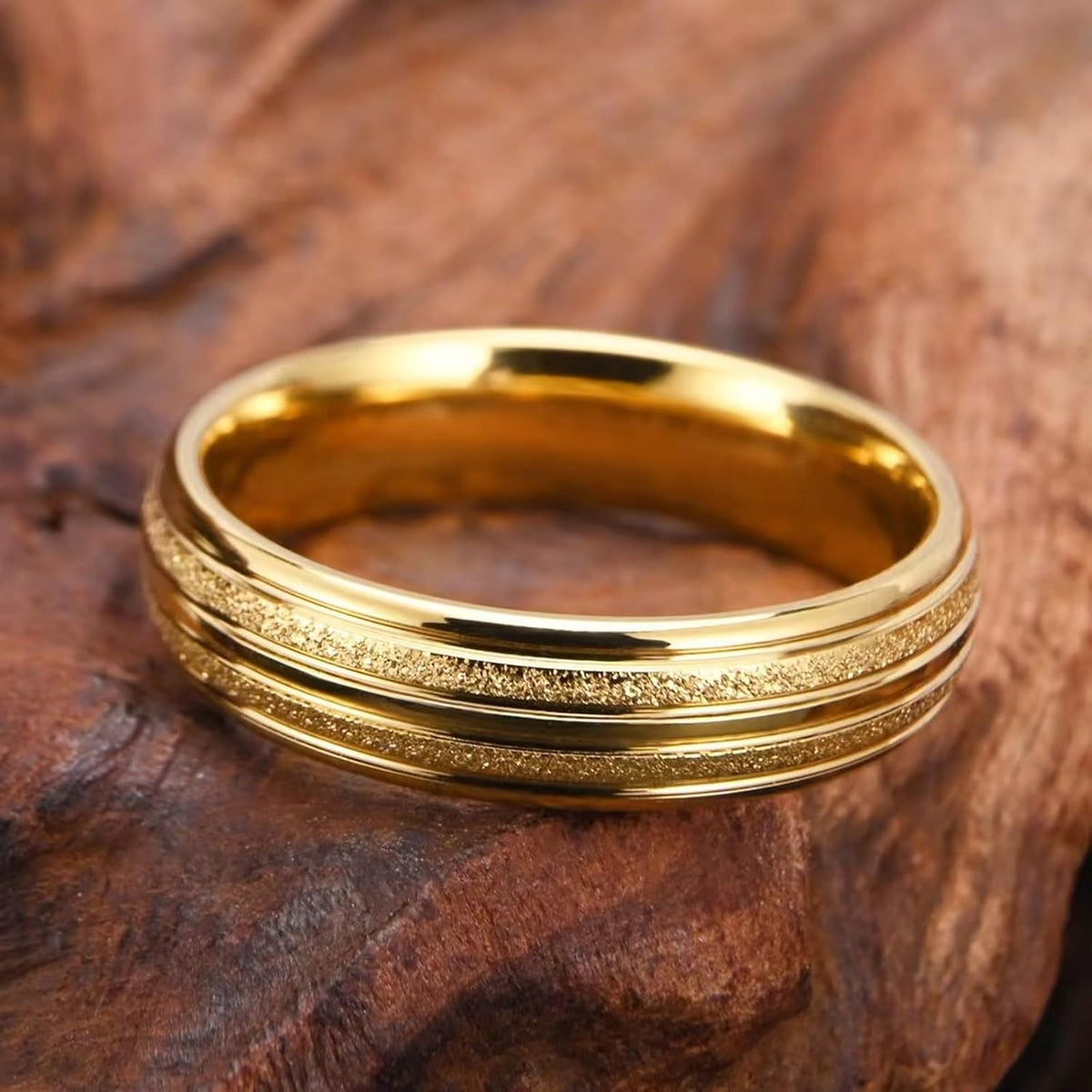 titanium steel rings for men matte rings for men