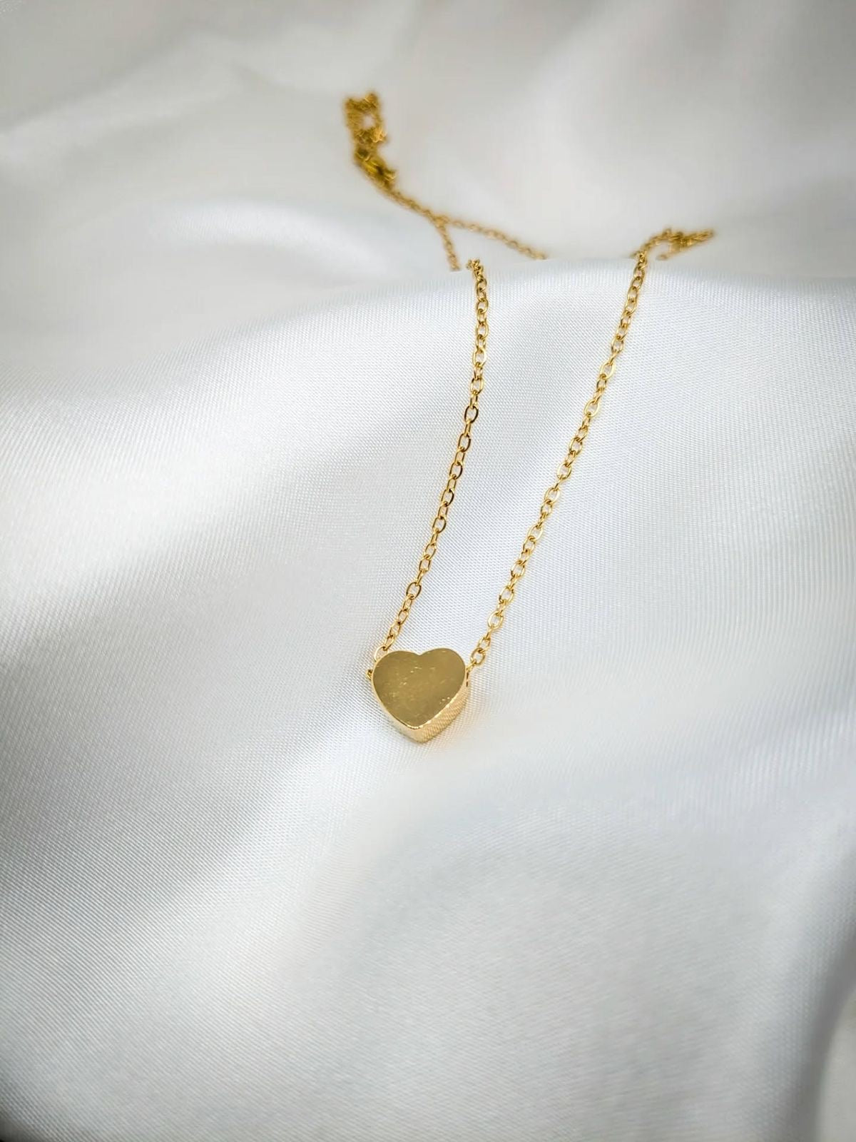 Tiny Charm Heart Necklace