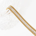CZ Stones Snake Chain Bracelet
