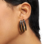 Multi-Layer C-Shaped Hoop Earrings