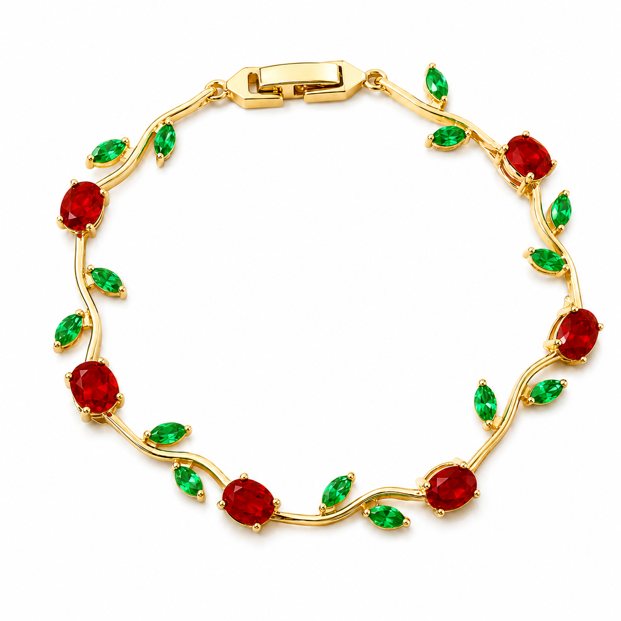 Elegant Tulip Flower Bracelet