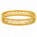 Elara Golden Handcuff Bracelet