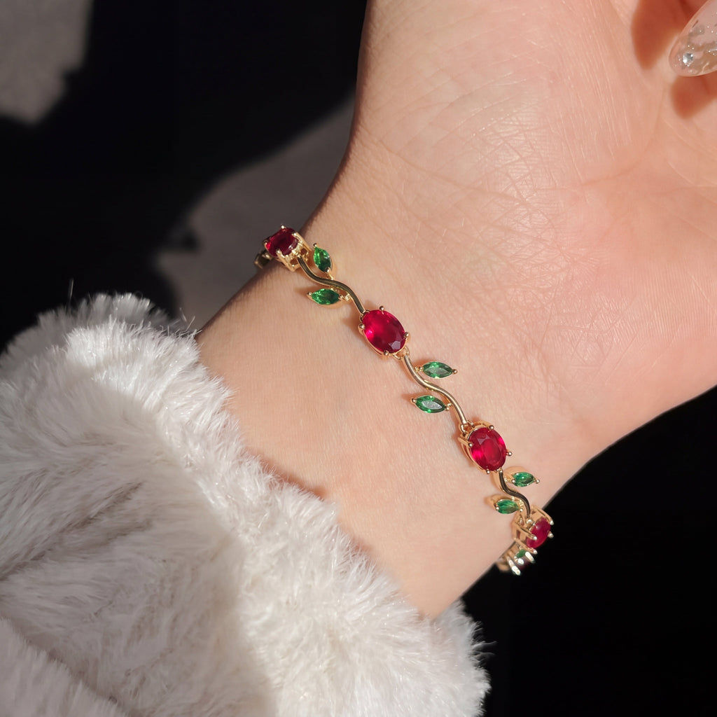 Elegant Tulip Flower Bracelet