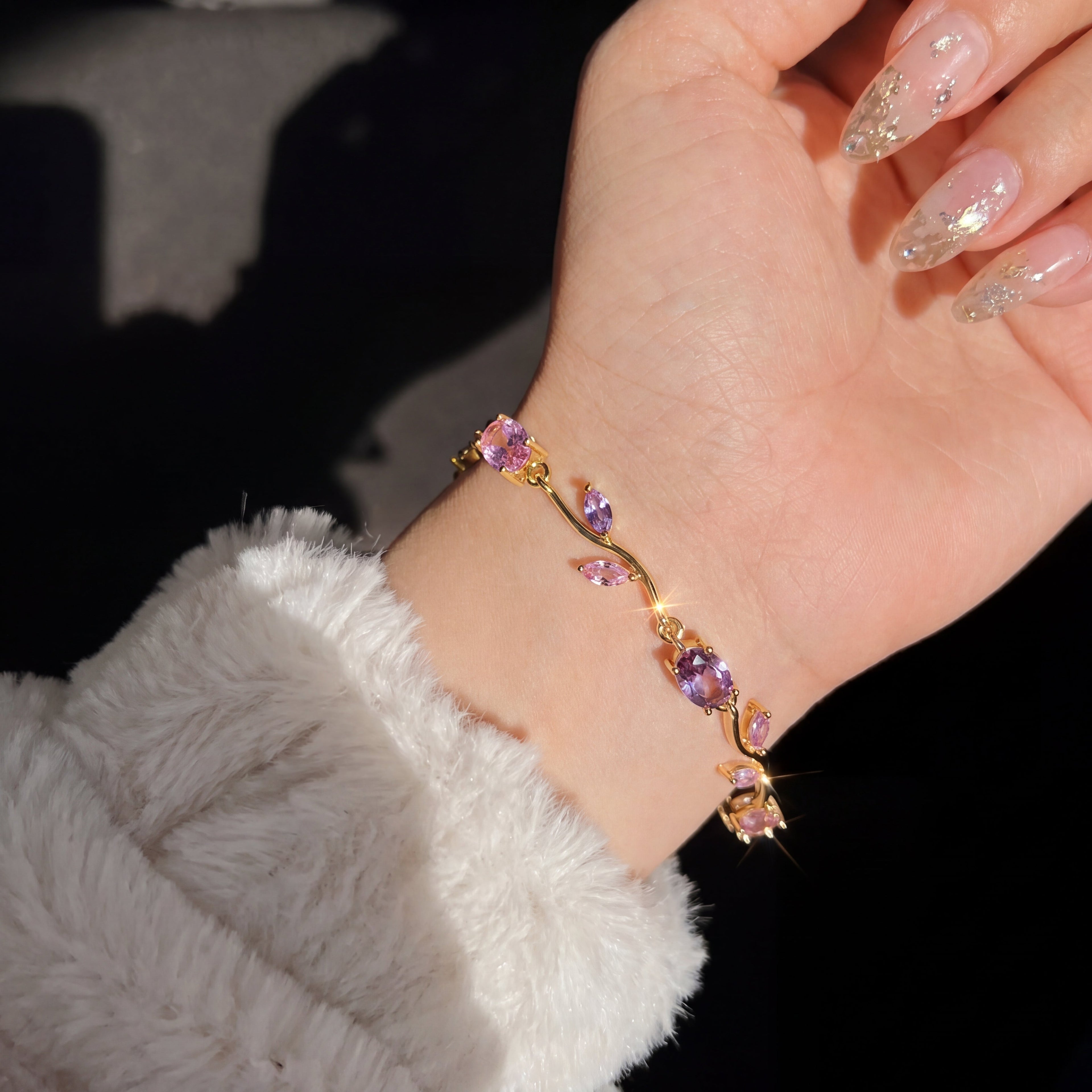 Elegant Tulip Flower Bracelet