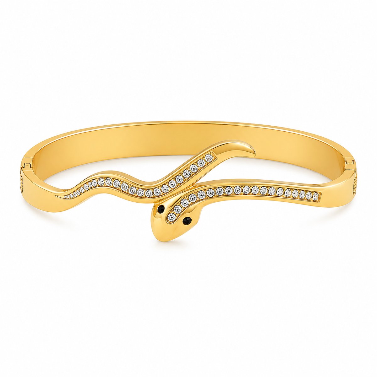 Rhinestone Snake Bracelet