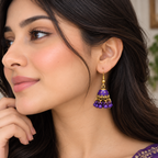 bell-shaped or dome-shaped Jhumka