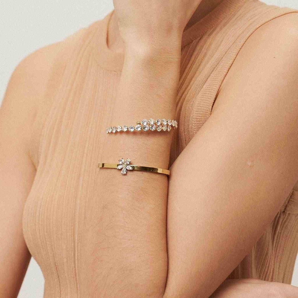 Adjustable Double Row Bracelet