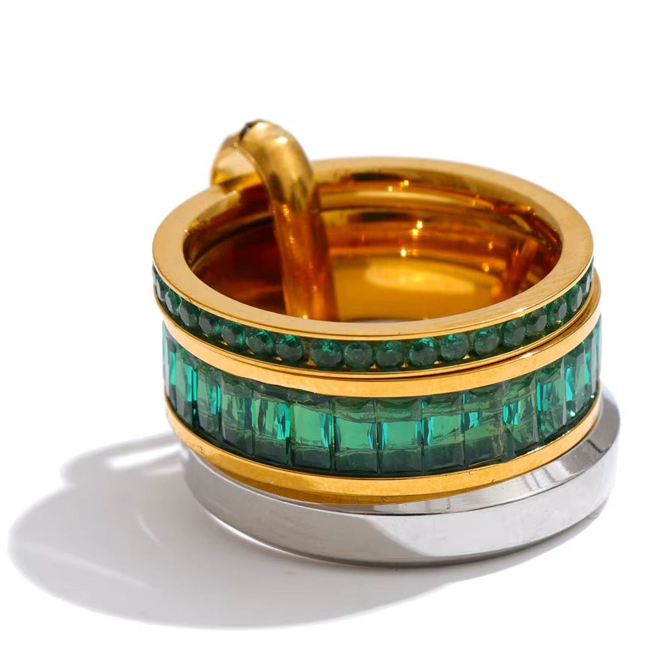 Kendra Emerald Luxe Rings