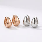 Water Droplets Earrings Featuring Stainless Steel Surgical Steel Ear Pins