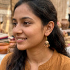 bell-shaped or dome-shaped Jhumka