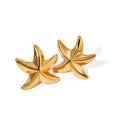 starfish stud earrings For Women