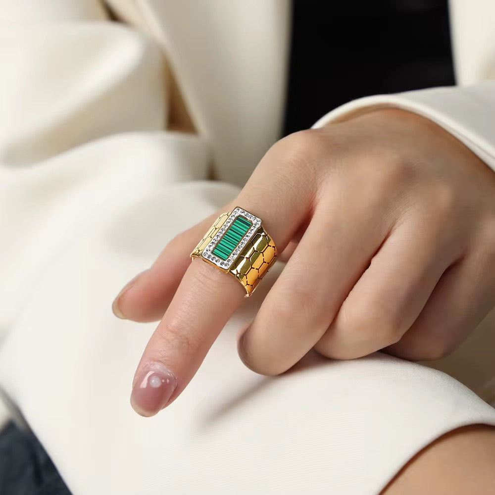Honeycomb Adjustable Ring