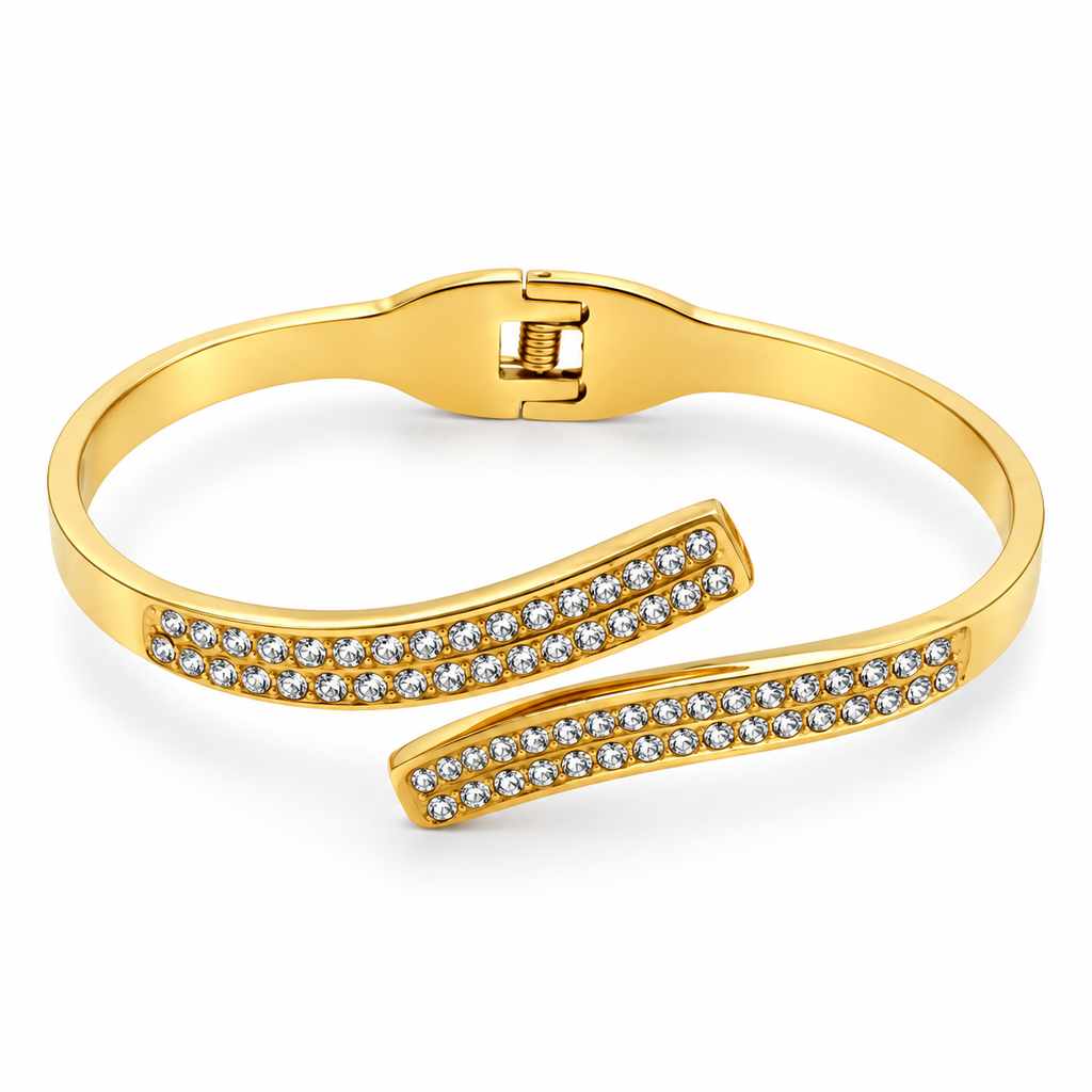 Studded Open Cuff Bracelet For Women