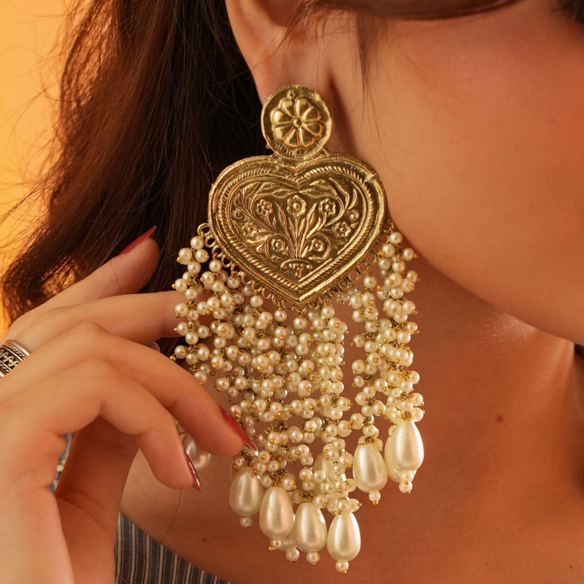 Kuchi-style traditional tribal jewelry