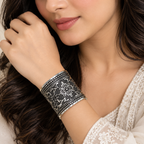 intricate embossed and floral patterns