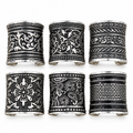 intricate embossed and floral patterns