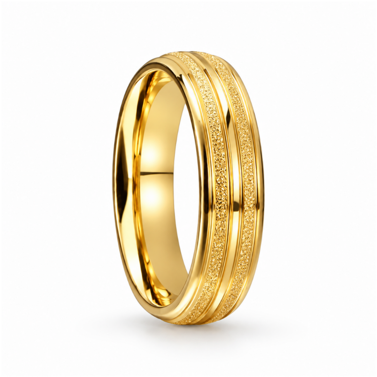 titanium steel rings for men matte rings for men