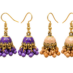 bell-shaped or dome-shaped Jhumka