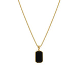 Black Pendant Necklace For Men and Female