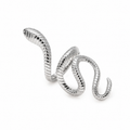 Snake Shaped Open Ring - Silver