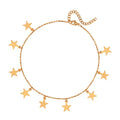 Danity Star Charm Dangle Anklet