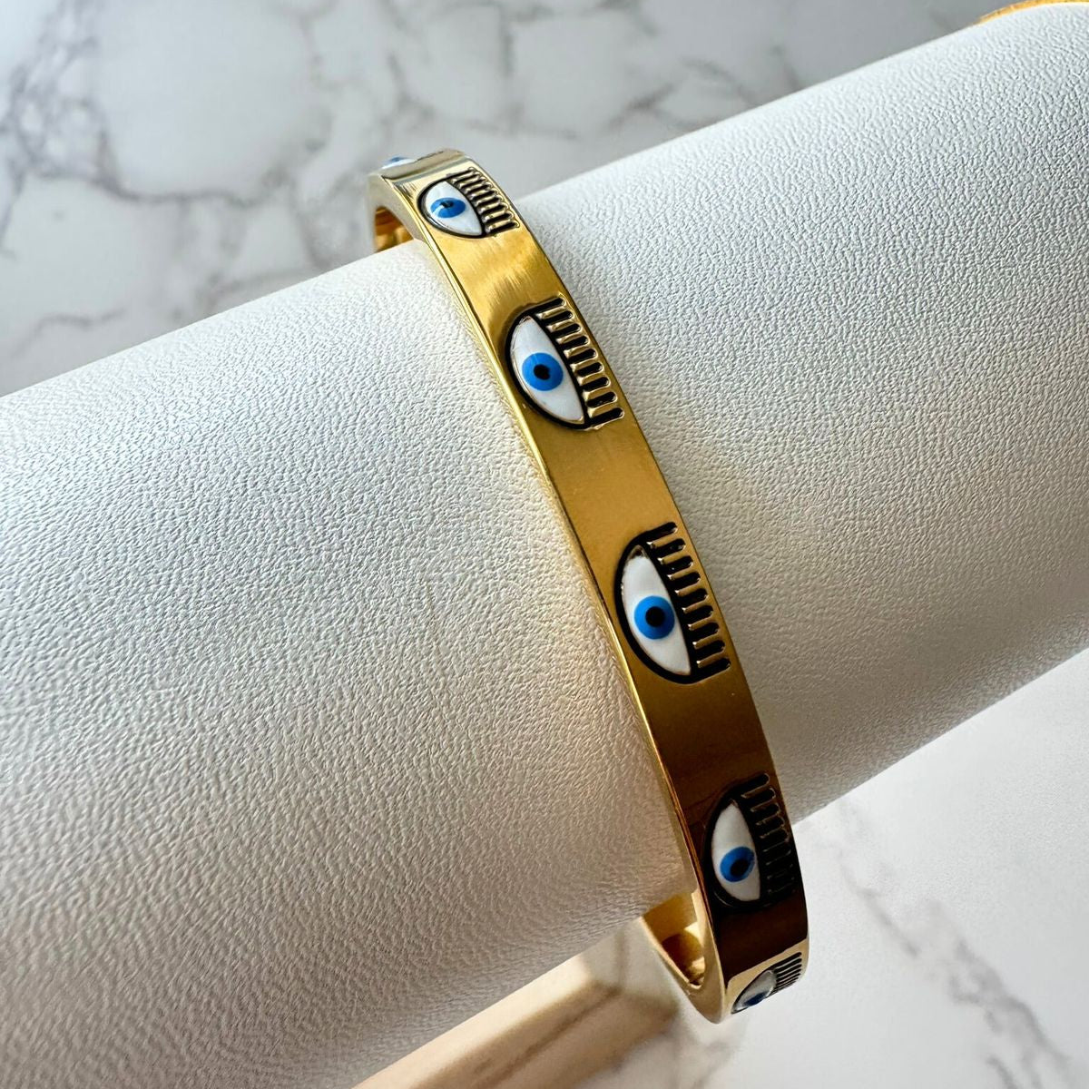 Jovie Evil Eye Bangle Bracelet