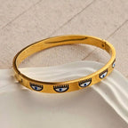 Jovie Evil Eye Bangle Bracelet