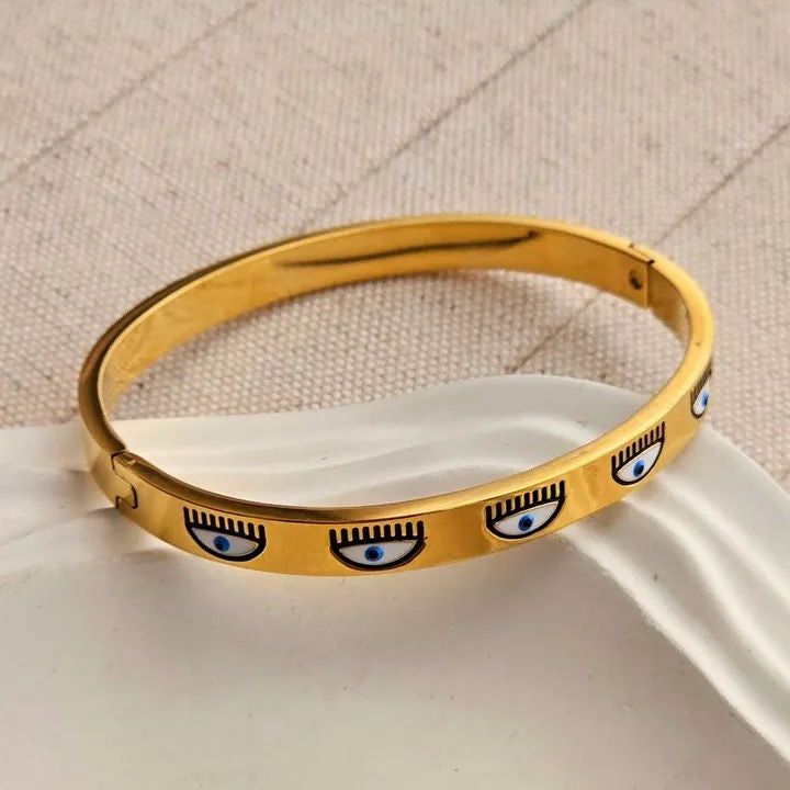 Jovie Evil Eye Bangle Bracelet