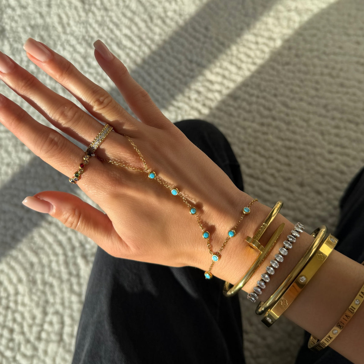 Aqua Dreams Hand Chain