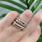Diamond Multi-Link Rings