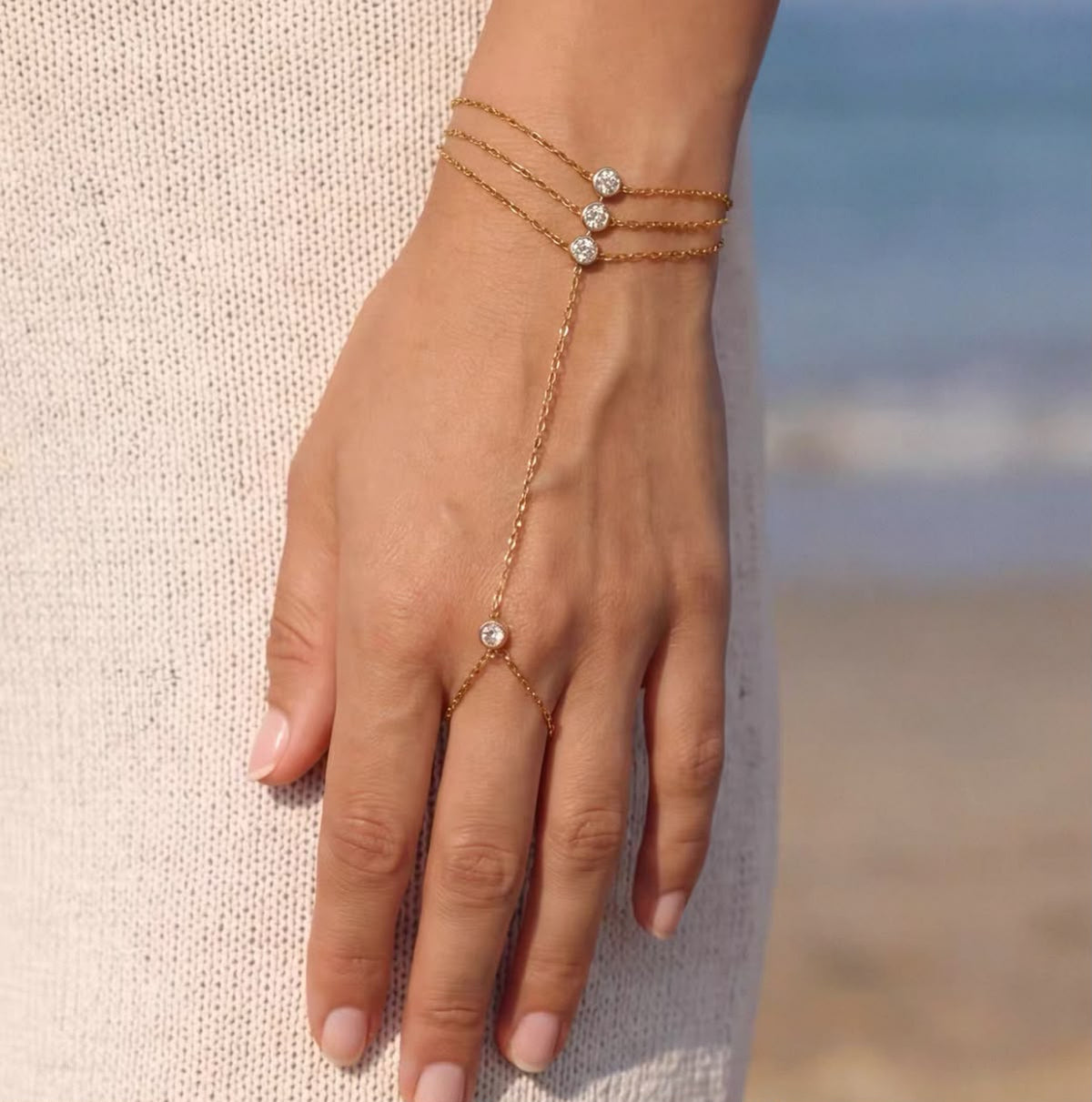 Round Stainless Steel Bracelets For Women