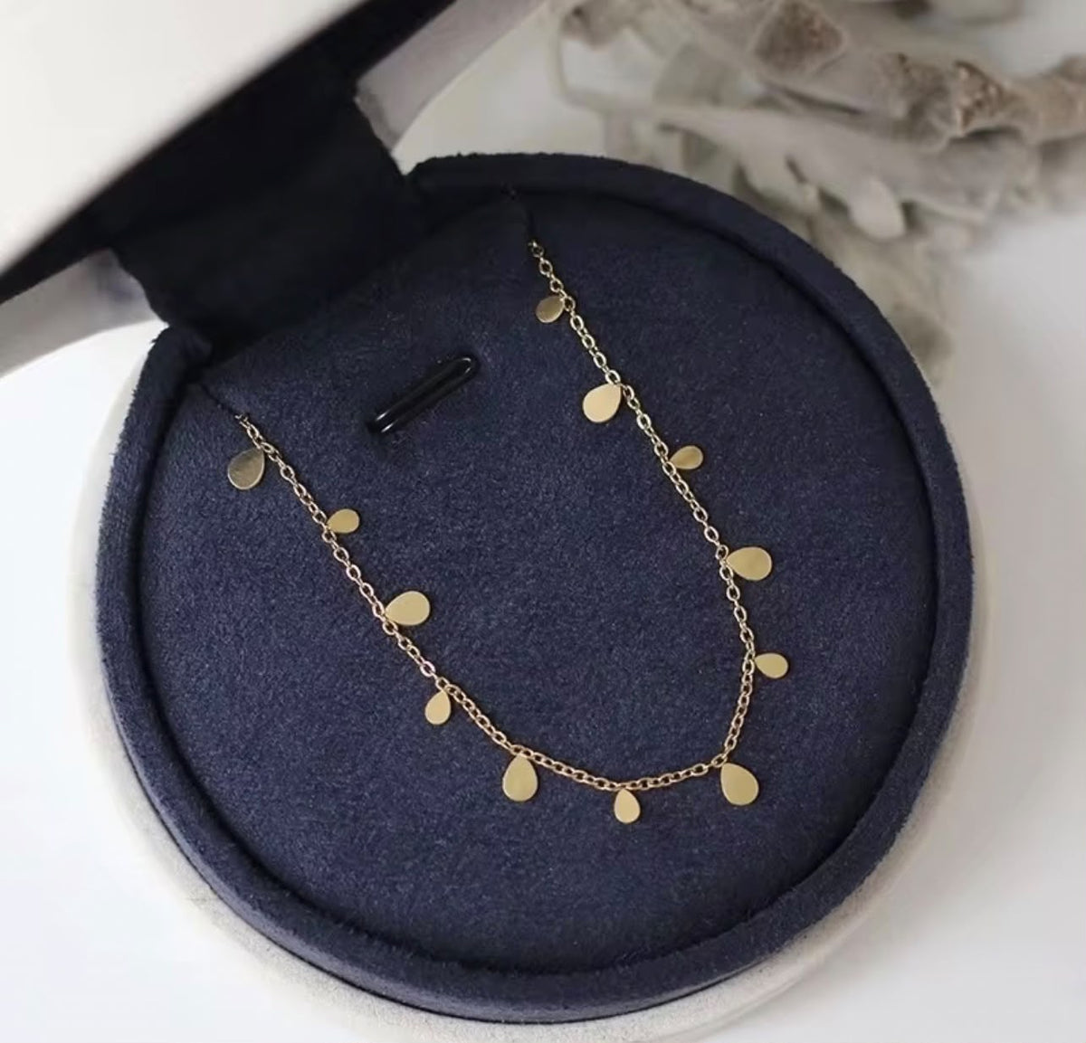 Steel Clavicle Chain Geometric Necklace