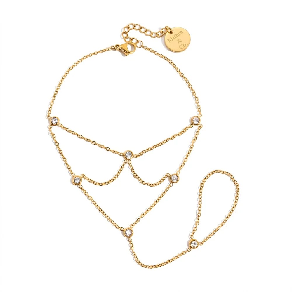 Selene Diamond Hand Chain